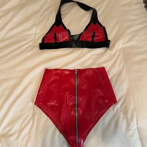 Westward Bound Two-Piece Latex Set - Size small